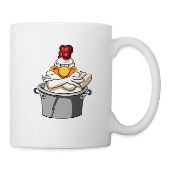 Poulet - Mug blanc - blanc - Droite