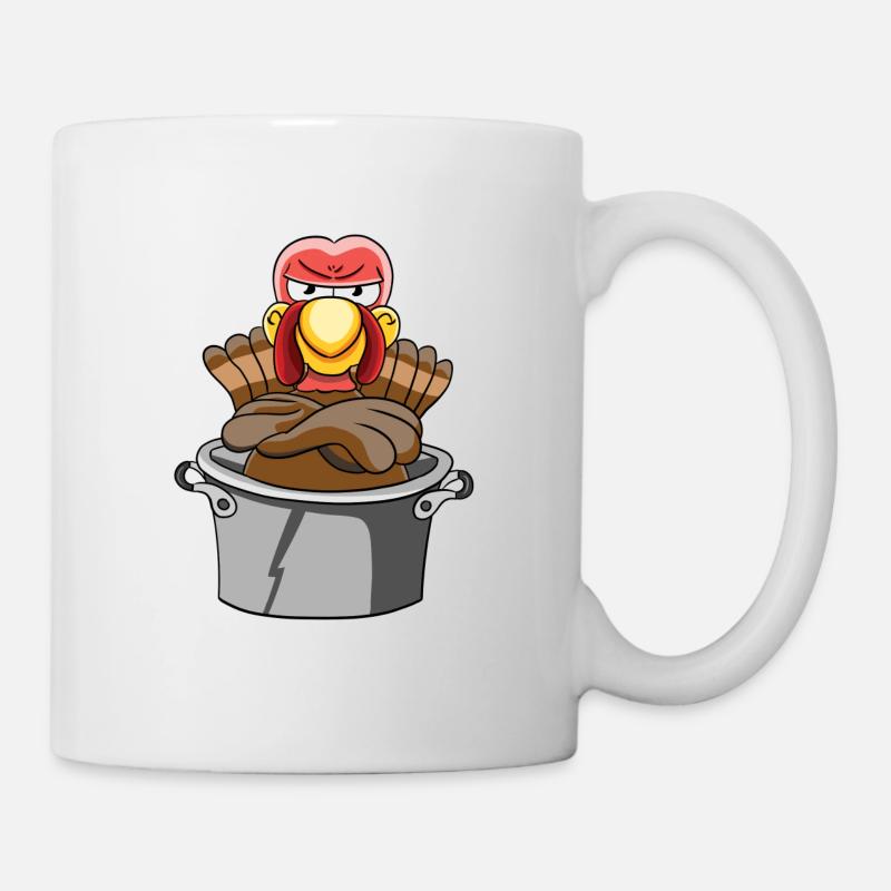 Truthahn - Tasse - Weiß