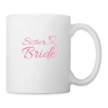 Bachelorette Mariage The Sister of the Bride - Mug blanc - blanc - Droite
