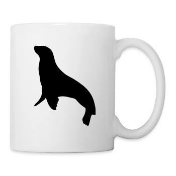 see robbe tier - Tasse - Weiß - Rechts