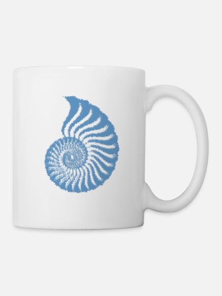 Nautilus (Fuzzy-Blue-Edition) - Tasse - Weiß