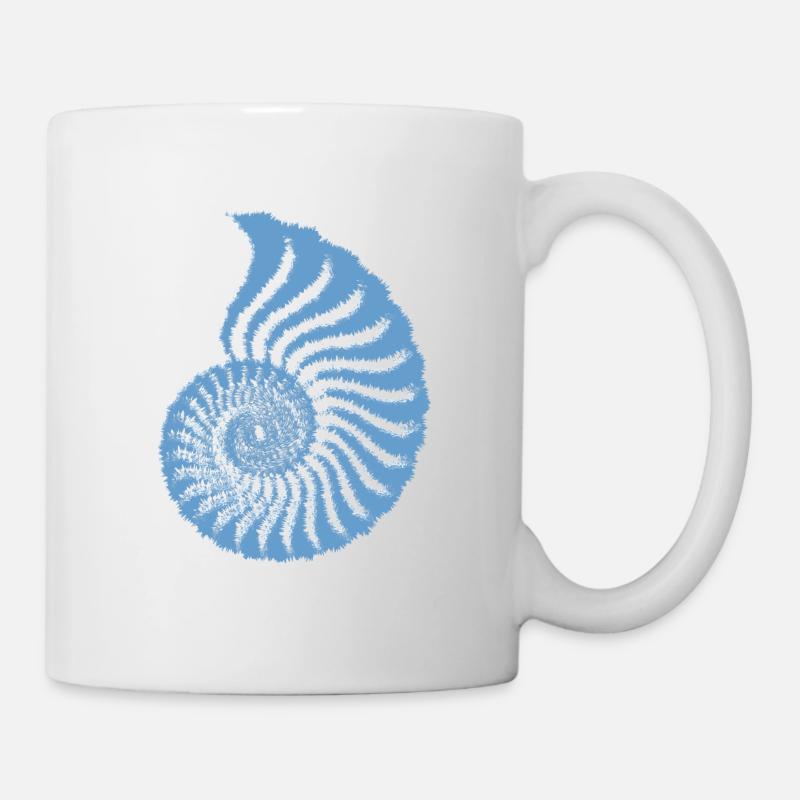 Nautilus (Fuzzy-Blue-Edition) - Tasse - Weiß