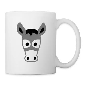 Esel - Tasse - Weiß - Rechts