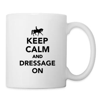 Dressur - Tasse - Weiß - Rechts