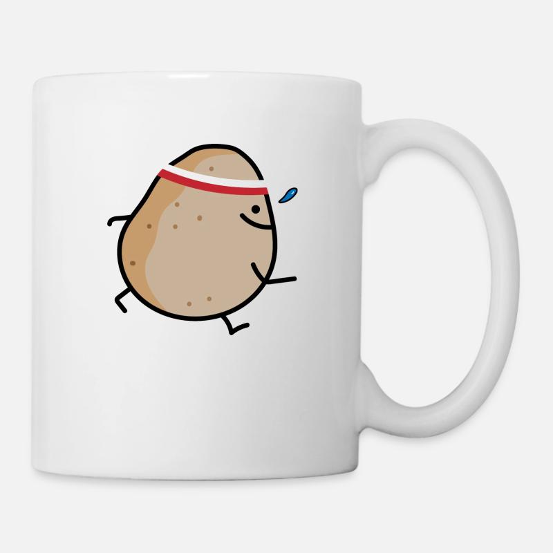 Running potato - Mug - white