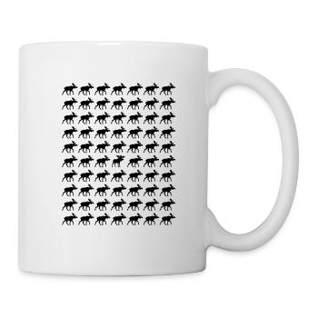 Elche der Andere Elch - Tasse - Weiß - Rechts