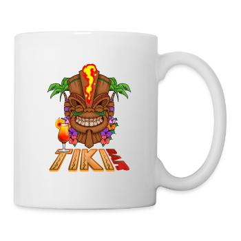 Tiki Paradise Tiki Bar Hawaii Sommer - Tasse - Weiß - Rechts