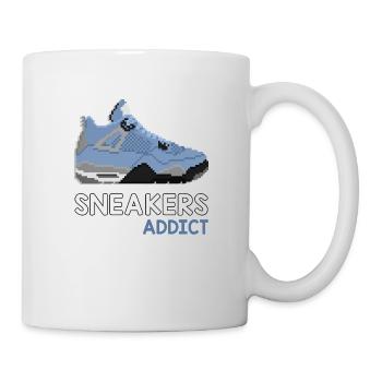 Sneakers süchtig - Tasse - Weiß - Rechts