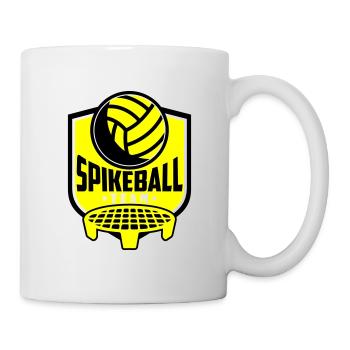 Farben änderbar | Roundnet Spikeball Team Fun - Tasse - Weiß - Rechts