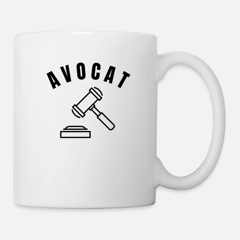 Collection Avocat - Profession - Mug blanc - blanc