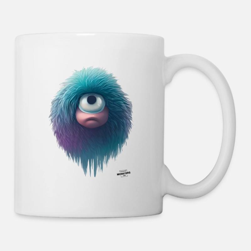 Cyclope à grands yeux - Mug blanc - blanc