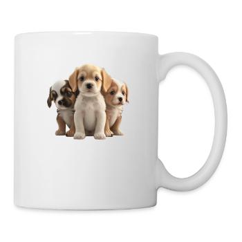WELPEN ALLE NIEDLICH - Tasse - Weiß - Rechts