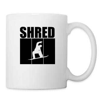 Snowboarder Wintersport Schnee - Tasse - Weiß - Rechts