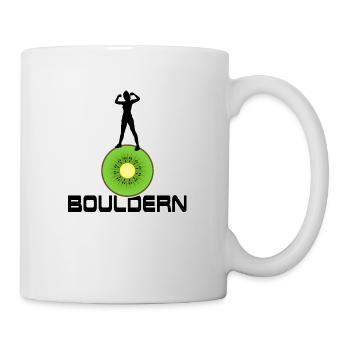bouldern bouldergil bouldert boulderroute top kiwi - Tasse - Weiß - Rechts