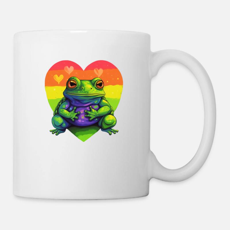 LGBTQIA+ Frog - Mug - white