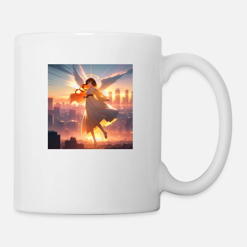 Ange dans le ciel - Mug blanc - blanc