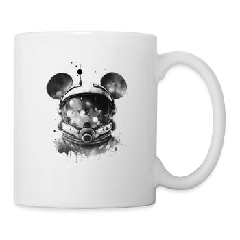 Astronaut Mouse, Helmet, Spacesuit, Space, Space - Mug - white - Right