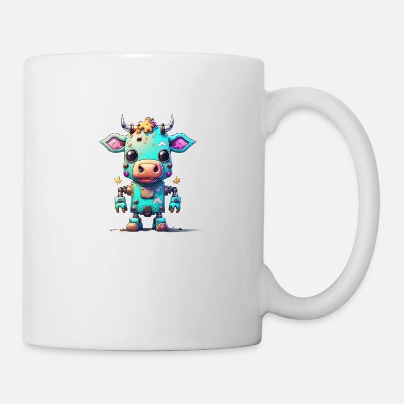 Robot Cow - Mug - white