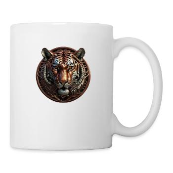 The Bronze Tiger - Tasse - Weiß - Rechts