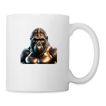 The Bronze Gorilla - Tasse - Weiß - Rechts