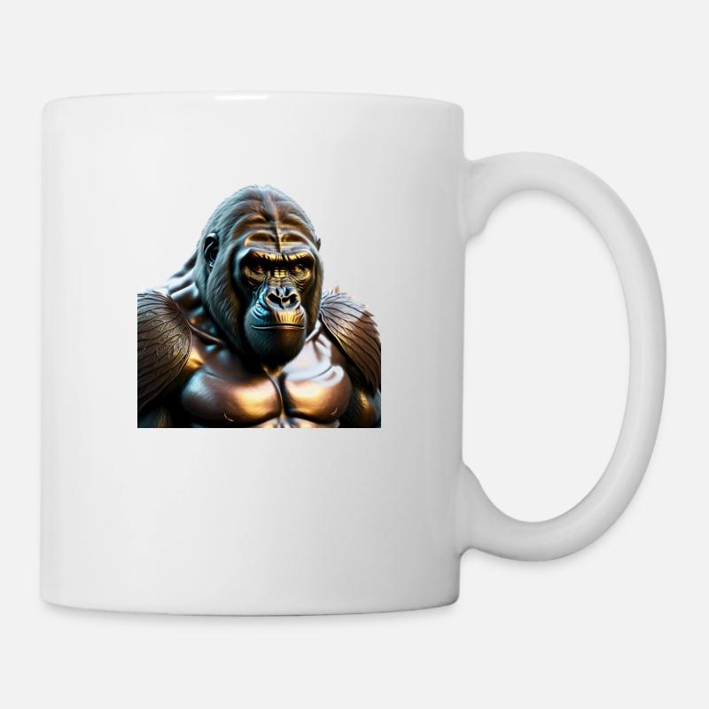 The Bronze Gorilla - Tasse - Weiß