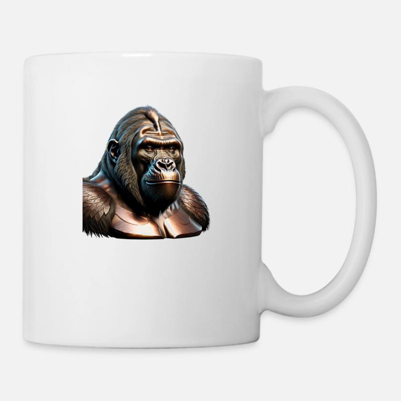 The Bronze Gorilla - Tasse - Weiß