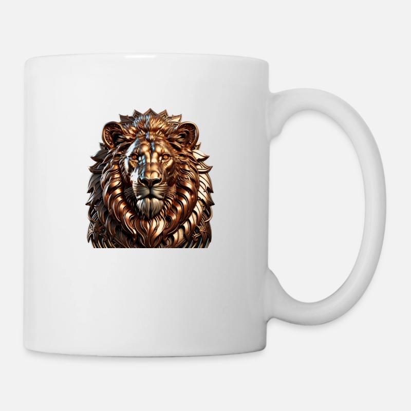 The Bronze Lion - Tasse - Weiß