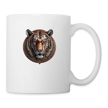 The Bronze Tiger - Tasse - Weiß - Rechts
