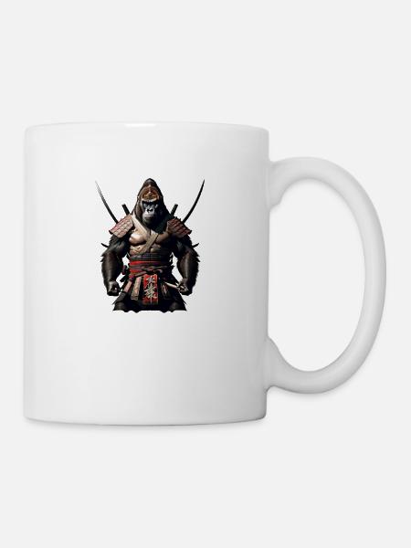 The Ninja Gorilla - Mug - white