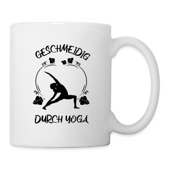 Yoga - Tasse - Weiß - Rechts