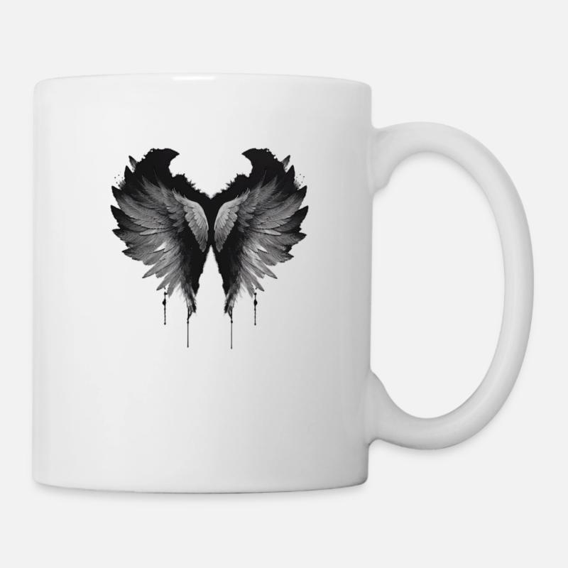 Flügel - Tasse - Weiß