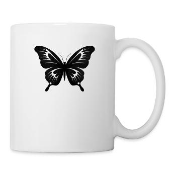 Schmetterling - Tasse - Weiß - Rechts
