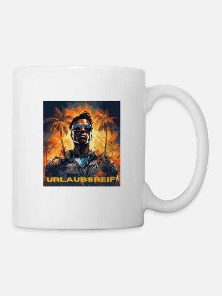 Urlaubsreif! - Tasse - Weiß