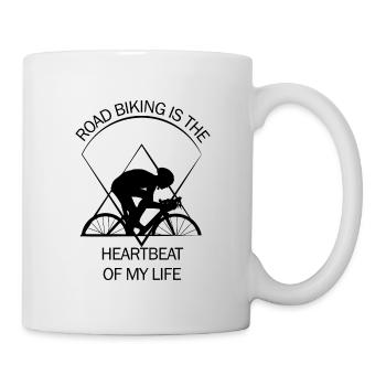 Rennrad - Tasse - Weiß - Rechts