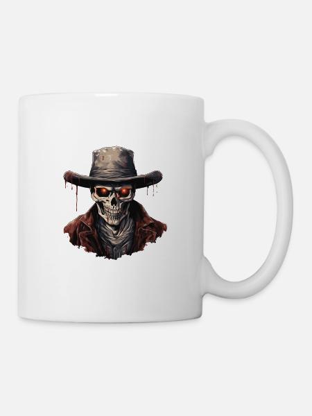 Skullhead 2 - Tasse - Weiß