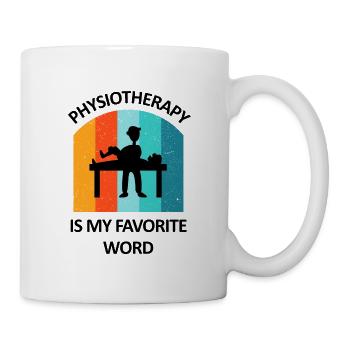 Physical Therapist Humorous Gift Saying Funny - Mug - white - Right