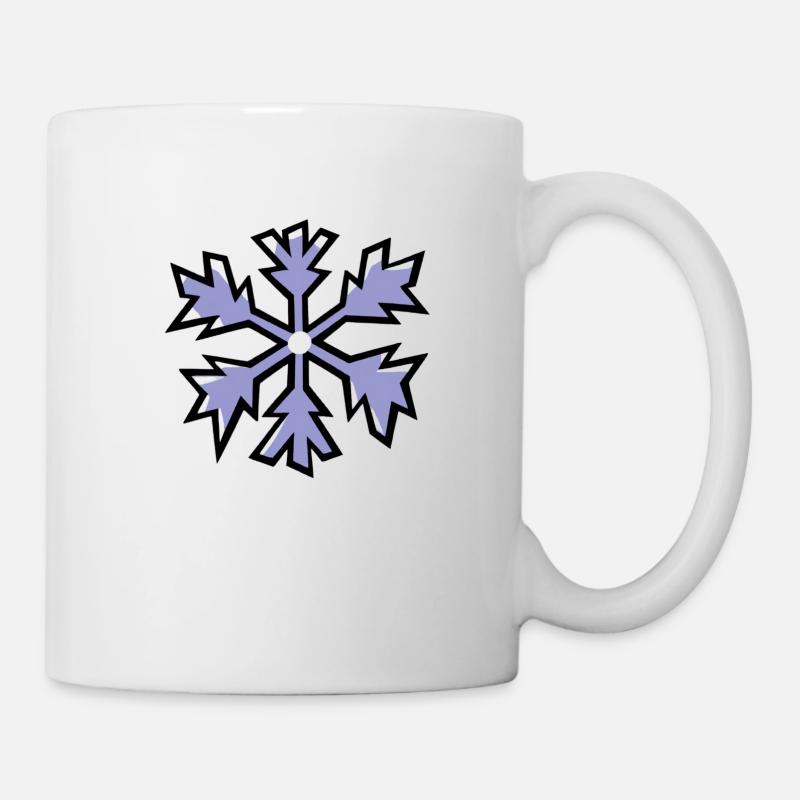 Flocon de neige - Mug blanc - blanc