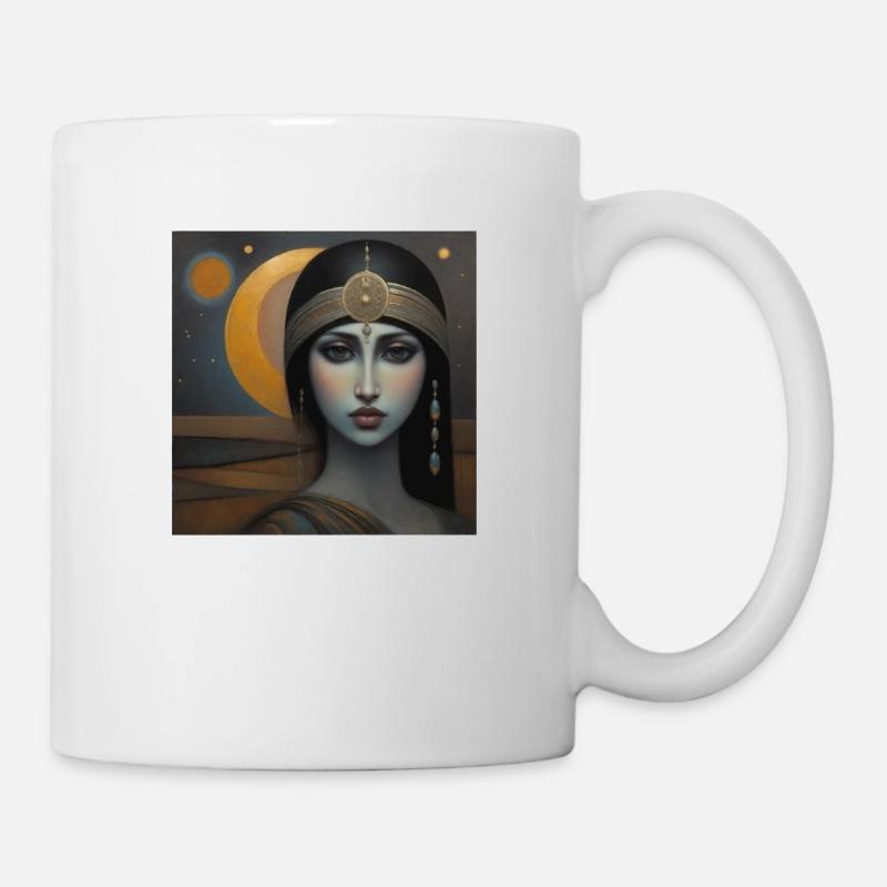 femme ancienne - Mug blanc - blanc