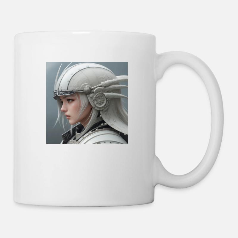 Japanischer Jäger - Tasse - Weiß