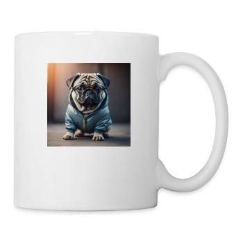 Rock Pug 2 - Tasse - Weiß - Rechts