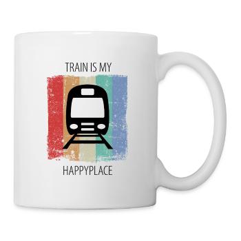 Zug Eisenbahn Eisenbahner Züge Triebfahrzeugführer - Tasse - Weiß - Rechts