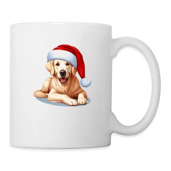 Golden Retriever Heiligabend Spirit - Tasse - Weiß - Rechts