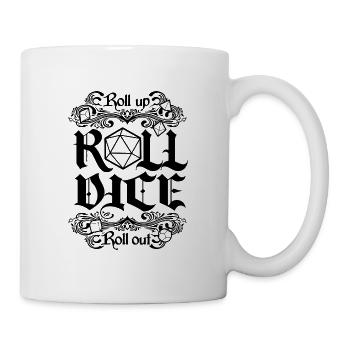 Roll Dice RPG GAME - Mug blanc - blanc - Droite