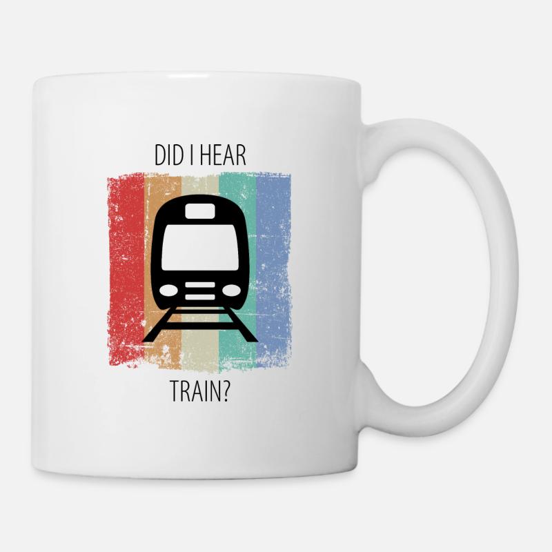 Train Chemin De Fer Cheminot Travailleurs Trains Conducteur De Train - Mug blanc - blanc