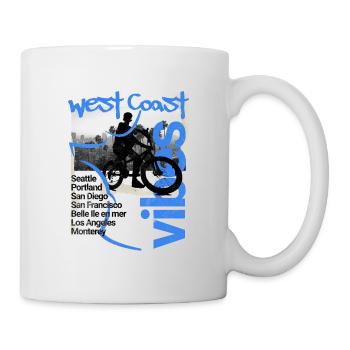 Westküsten-Vibes Belle Ile - Tasse - Weiß - Rechts