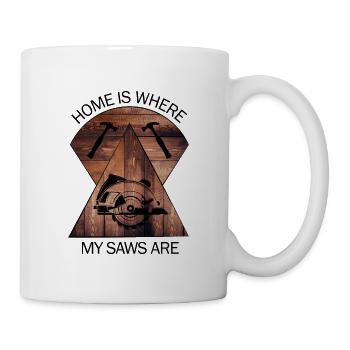 Charpentier, charpentier, charpentier, charpentier, artisan, bois - Mug blanc - blanc - Droite