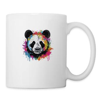 Panda Pop Art Head - Mug - white - Right