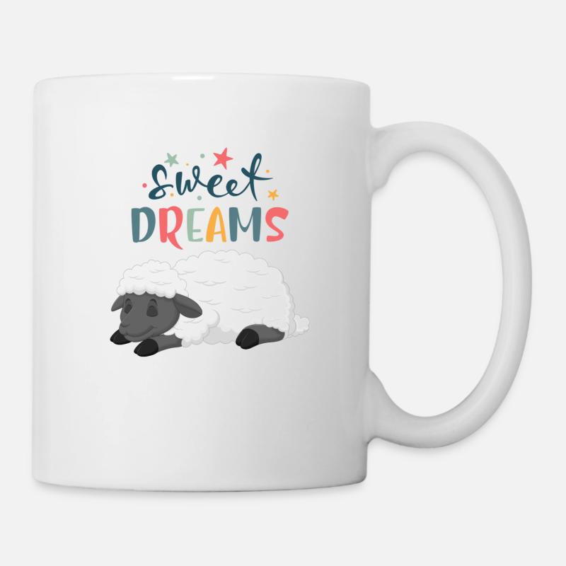 Sleeping Sheep - Mug - white