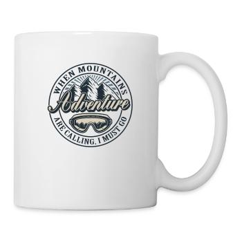 Adventure - Tasse - Weiß - Rechts