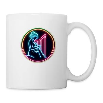 Neon-Harfe - Tasse - Weiß - Rechts